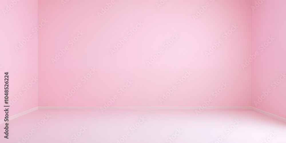 Canvas Prints Pink room interior with soft light