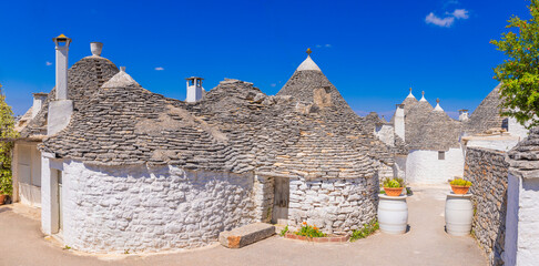 Trullo buildings in Alberobello 