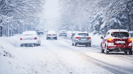 Winter Driving in Heavy Snowfall