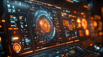 A futuristic energy grid powered entirely by renewable sources, displayed through dynamic data visualizations on a holographic interface.