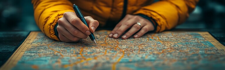 Naklejka premium Optimizing local SEO for businesses with map pins and markers