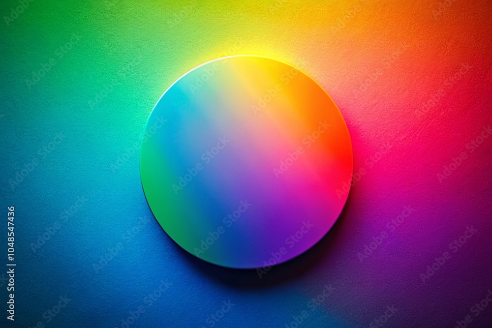 Poster abstract circle design with soft gradients and copy space for creative use in backgrounds or digital
