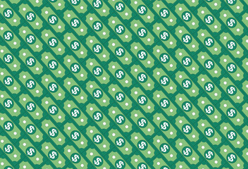 pattern repeat for money, investments, for textures, and backgrounds