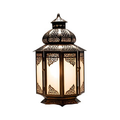 Islamic Candle Lantern – Arabian Lamp for Ramadan Kareem, Eastern Culture, Isolated Transparent Background