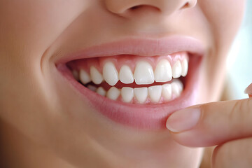 Obraz premium dental care, emphasizing health aspects and oral hygiene