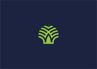 letter w with tree logo icon design vector design template inspiration © Dar Wan 