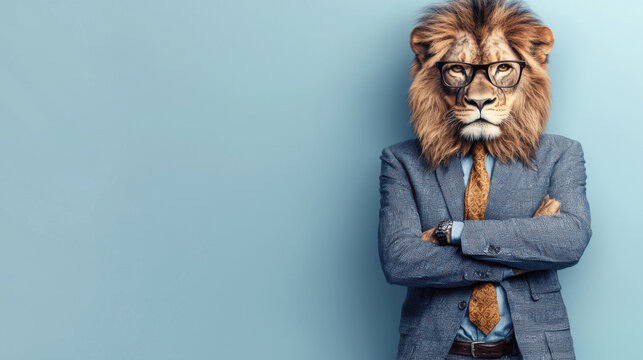 Lion in a Suit