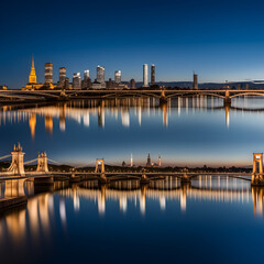 Fototapeta premium skyline at night