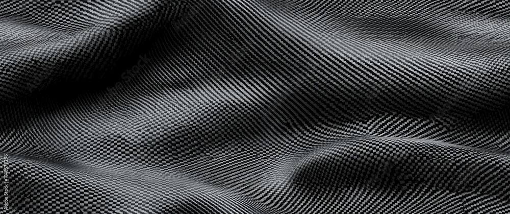 Aufkleber seamless of mesmerizing monochrome waves captivating abstract geometric pattern background