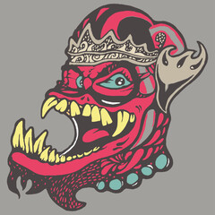 buto cakil bikers helmet