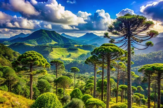 Candid Photography of Araucria in Urubici, Serra Catarinense, and Serra Geral in Santa Catarina, Brazil &ndash; Nature&rsquo;s