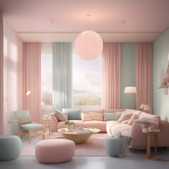 Serene Pastel Retreat