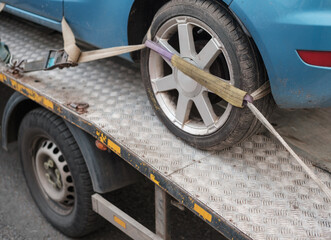 Car Being Towed