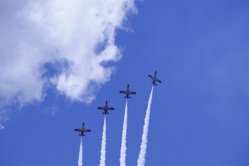 airplane in the sky