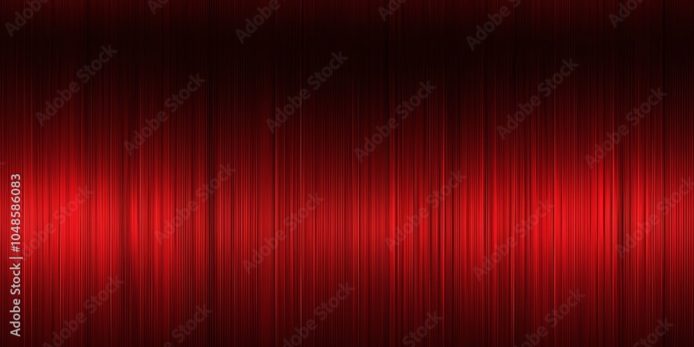 Poster seamless of striking abstract red curtain backdrop with elegant flowing waves and vibrant gradient p