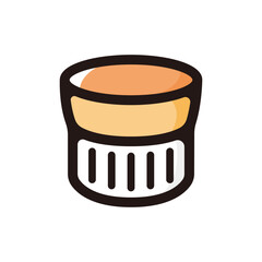 Souffle outline icon for graphic design, apps and websites