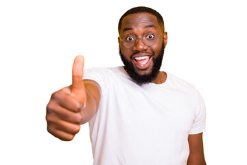 Photo of rejoicing enjoying man full of emotions being glad to have seen his dog recovered while...