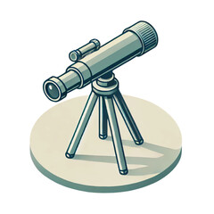 三脚, 孤立した, 望遠鏡, カメラ, 備品, 写真のアイソメトリックイラスト画像Tripod, isolated, telescope, camera, equipment, photography isometric illustration image