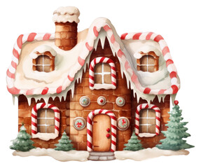 PNG Minimal christmas gingerbread house dessert food representation.