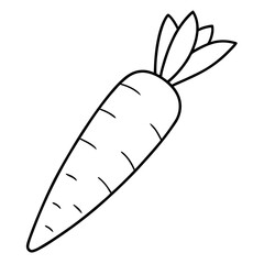 carrot vector art illustration