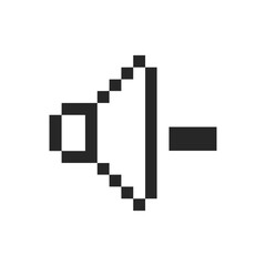 sound audio symbol pixel art