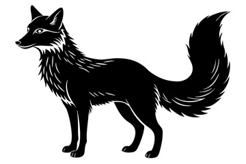 Cunning Fox Silhouette Design