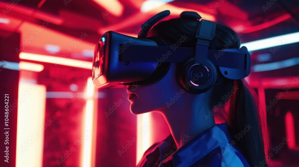 Poster exploration of future advancements in 3d virtual reality creating immersive environments