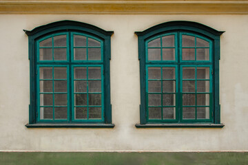 Obraz premium Old street in old Riga. The city is capital of Latvia that is well known to be a very popular tourism destination in the Baltic region