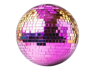 A vibrant disco ball reflecting colorful light, perfect for capturing the essence of parties and celebrations.