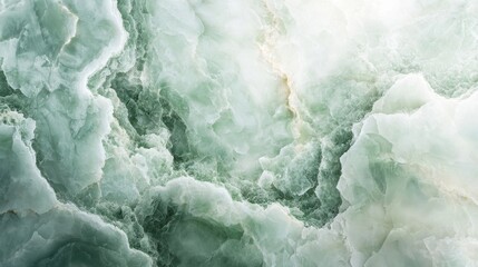 Fototapeta premium Green marble texture with natural stone patterns, Ai Generation