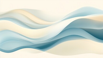 Obraz premium Embracing change the flow of life through abstract waves and philosophy of adaptability