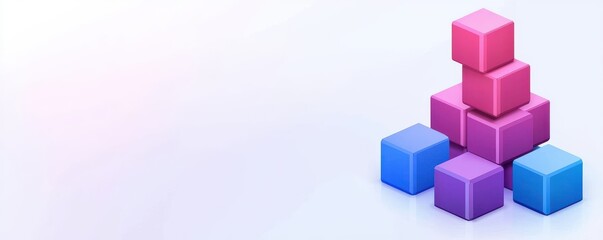 Fototapeta premium Digital Nodes Forming Strategic Blockchain Concepts