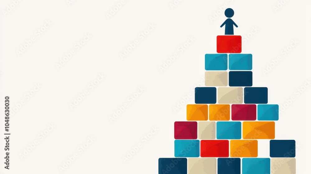 Aufkleber building a decentralized business structure with strategy
