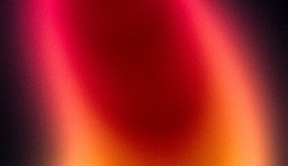 Elegant gradient texture background. Abstract glowing dark orange red magenta black grainy color flow, wave shaped, retro, Vibrant colors, noise texture, website header, cover