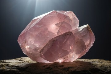 A Rose Quartz, ray of light