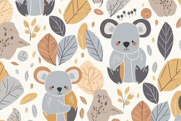 seamless pattern with animals