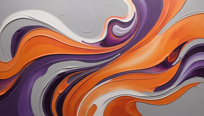 Abstract Purple Waves