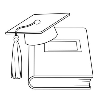recommend clip art: 卒業アルバムの白黒イラスト