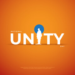 Sardar Vallabhbhai Patel, National Unity Day 31st October Vector Design. Statue of unity. Abstract vector illustration design.