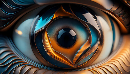 Abstract eye background 