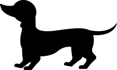 dog silhouette vector art animal