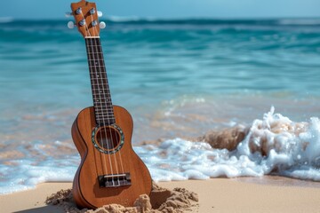 Ukulele on the Beach