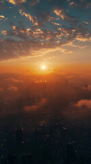 sunrise over the sea