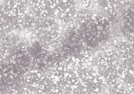 hand drawn watercolor white spots pattern