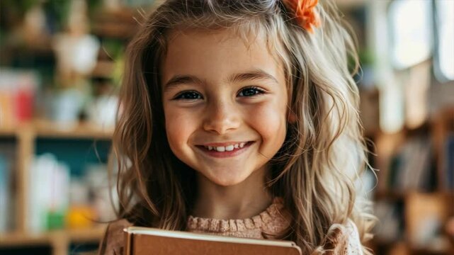 Young girl in after-school activities Common keyword for content about extracurricular programs, youth development,