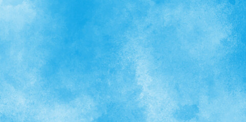 Abstract Blue Watercolor Background,Creative and painted cloudy sky blue watercolor background,Colorful gradient ink colors wet effect hand drawn canvas background wallpaper.