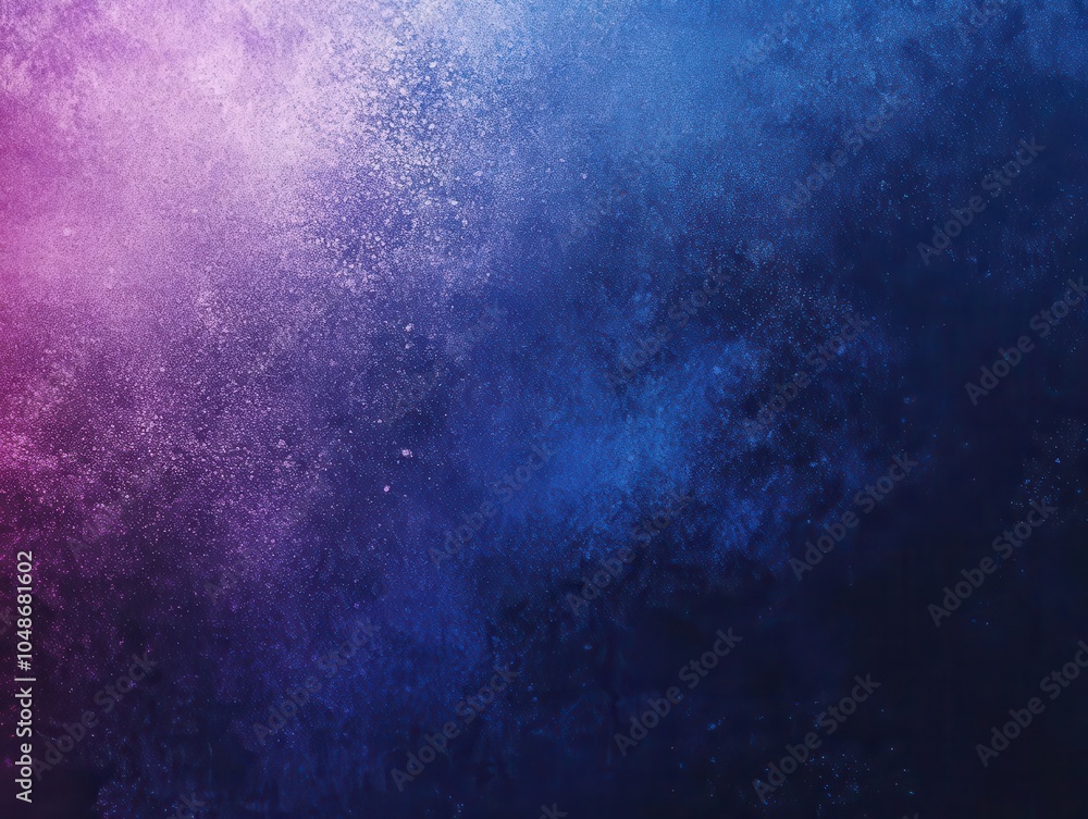 Poster gradient banner in hues of indigo and midnight blue with a textured noise effect, perfect for modern web design. soft light emanates, creating a tranquil atmosphere
