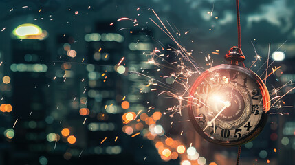 Ticking time bomb with dollar signs, symbolizing the urgency and financial stakes in critical decision-making scenarios.