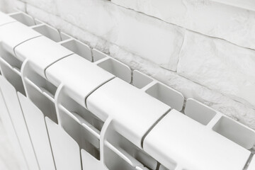 home heater radiator. home interior.
