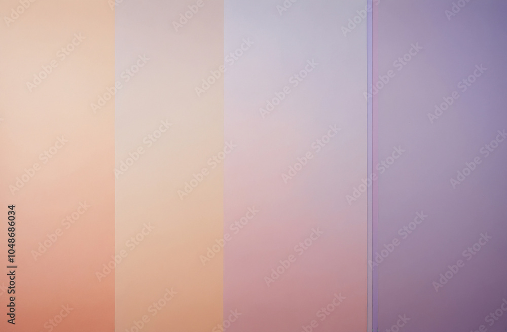 Poster mooth pastel gradient transitioning from soft peach to lavender